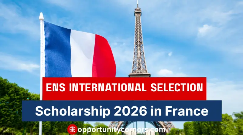 ENS International Selection Scholarship