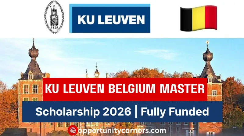 KU Leuven Belgium Master Mind Scholarship