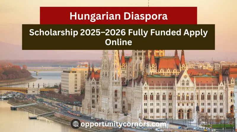 Hungarian Diaspora Scholarship 2025–2026 Fully Funded Apply Online