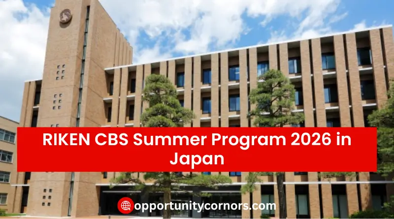 RIKEN CBS Summer Program 2026 in Japan