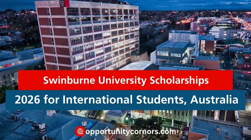 Swinburne University Scholarships 2026 for International Students, Australia