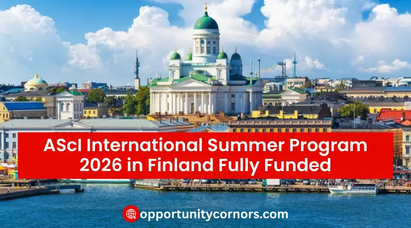 AScI International Summer Program 2026 in Finland Fully Funded