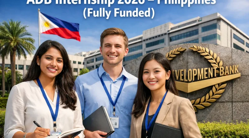 ADB Internship 2026 – Philippines (Fully Funded)