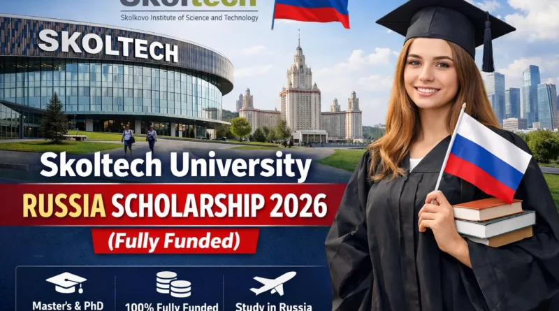 Skoltech University Russia Scholarship 2026 (Fully Funded)
