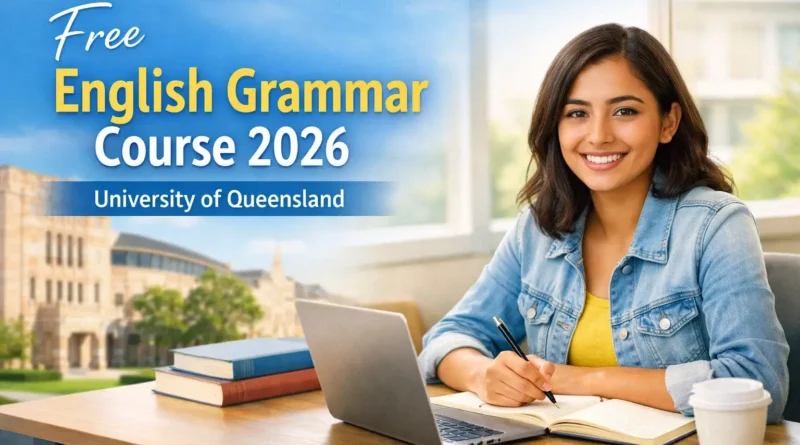 Free English Grammar Course 2026 University of Queensland