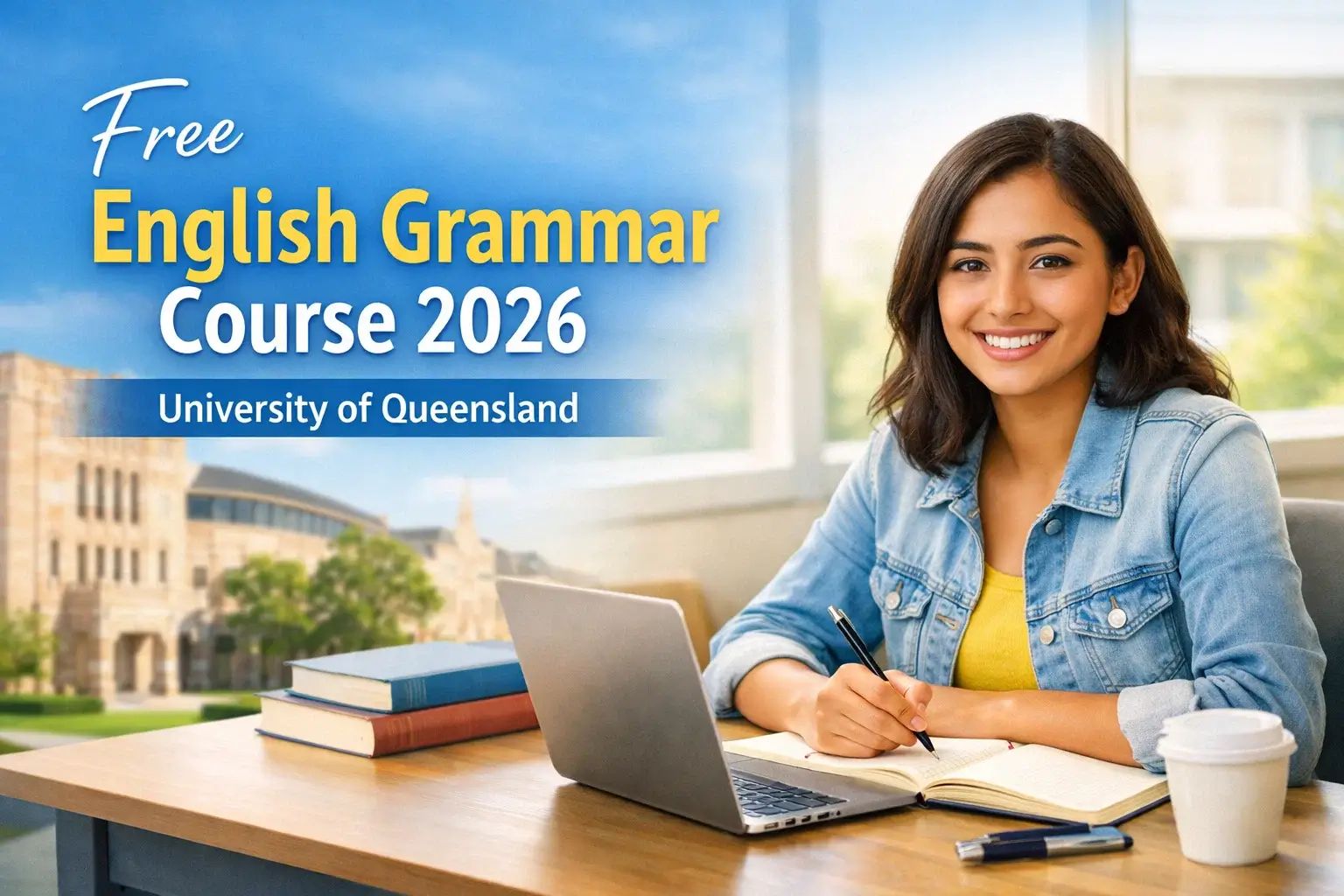 Free English Grammar Course 2026 University of Queensland