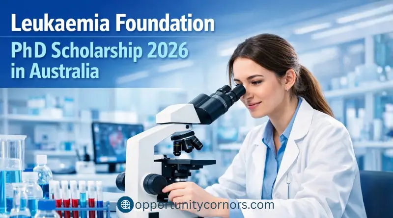 Leukaemia Foundation PhD Scholarship 2026 in Australia | Funded Research Opportunity
