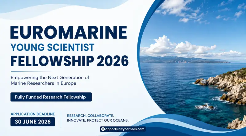 EuroMarine Young Scientist Fellowship 2026 – Fully Funded Marine Research Opportunity in Europe