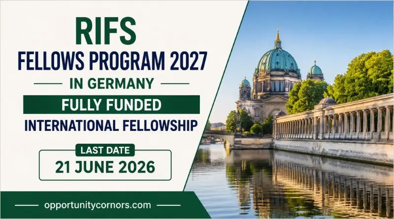 RIFS Fellows Program 2027 in Germany | Fully Funded International Fellowship