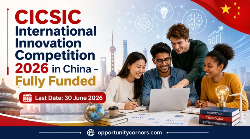 CICSIC International Innovation Competition 2026 in China – Fully Funded