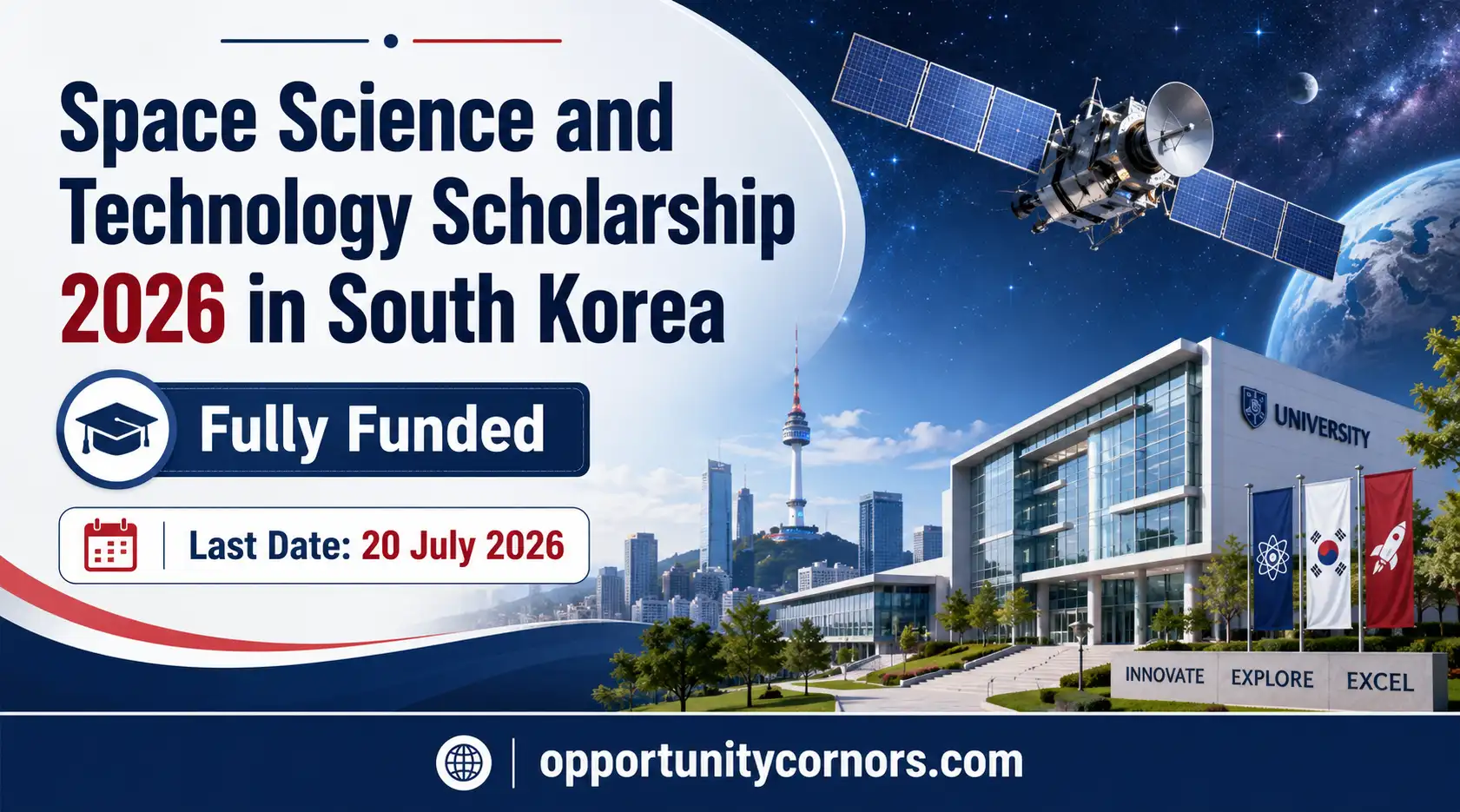Fully Funded Space Science and Technology Scholarship 2026 in South Korea