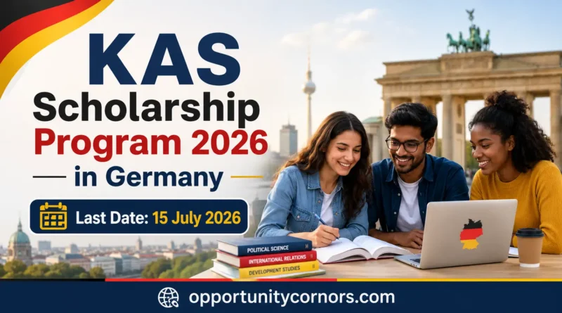 KAS International Scholarship Program 2026 in Germany for Global Students