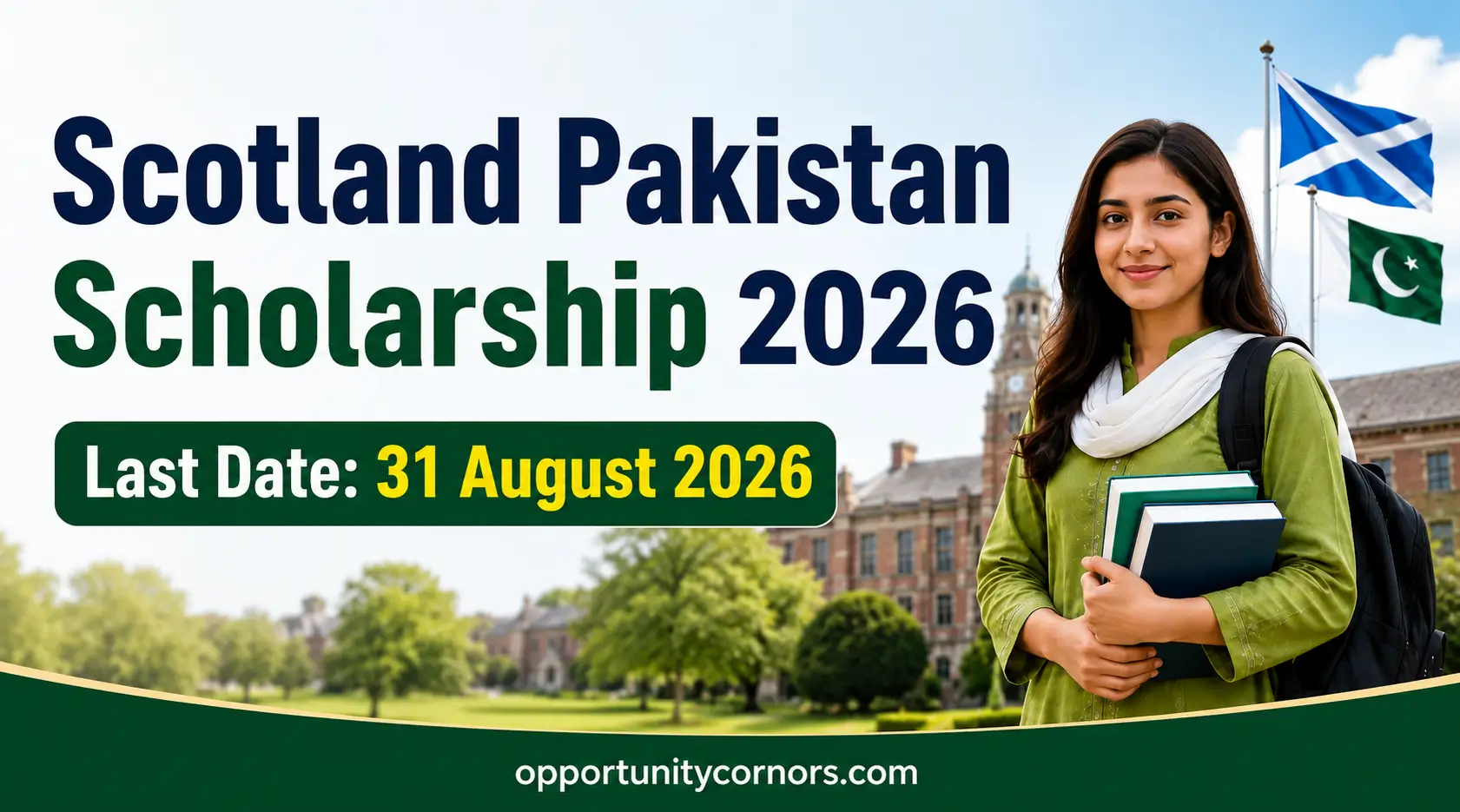 Scotland Pakistan Scholarship 2026-27 | Fully Funded Scholarship for Pakistani Women