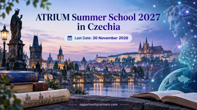 ATRIUM Summer School 2027 in Czechia Funded AI Program