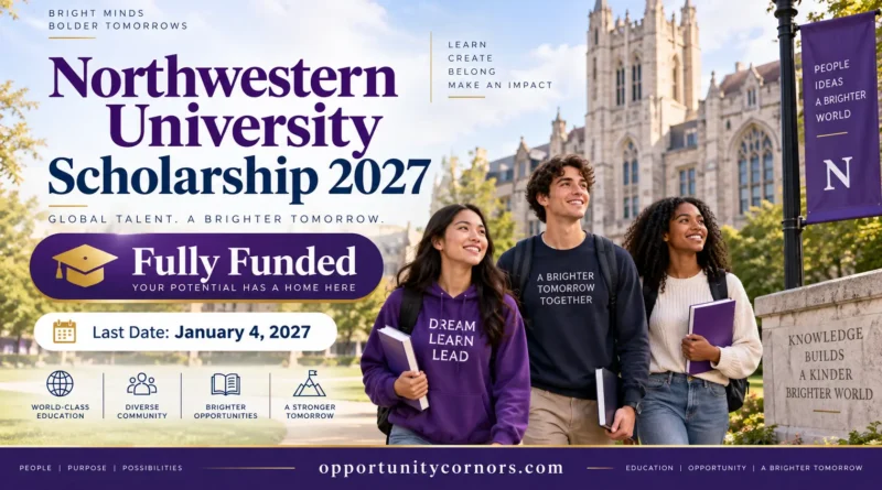 Northwestern University Scholarship 2027 in USA Fully Funded