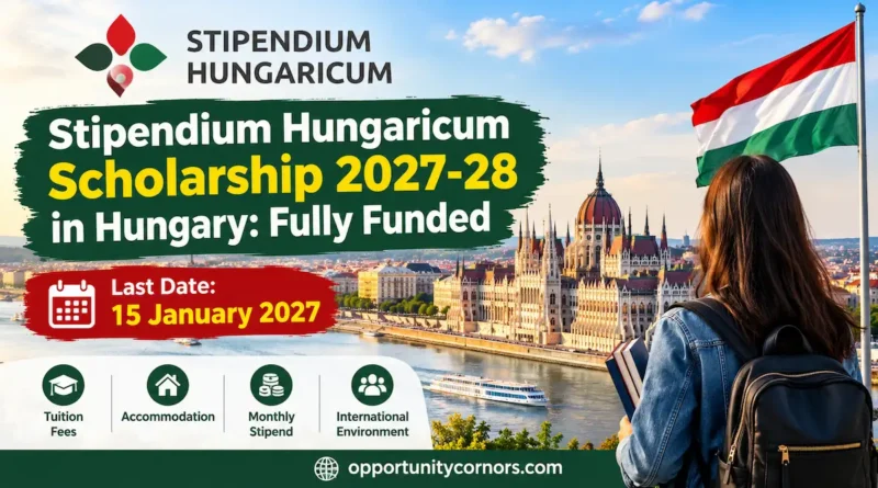 Stipendium Hungaricum Scholarship 2027-28 in Hungary