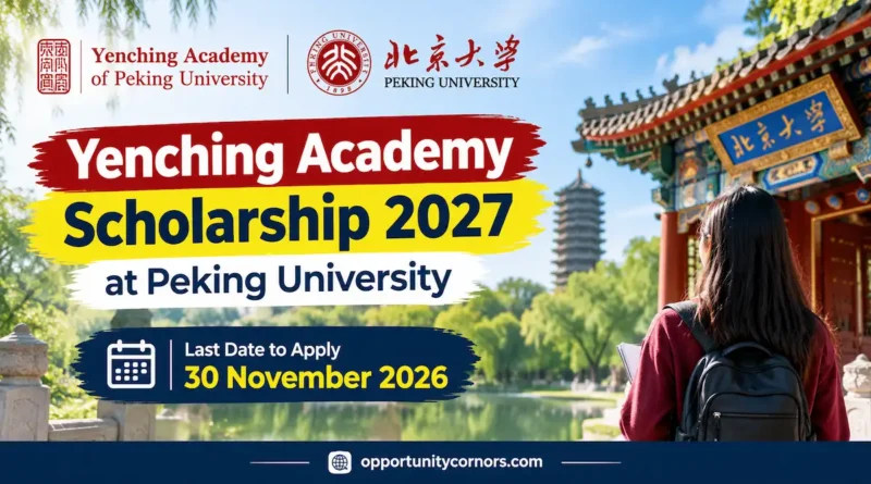 Yenching Academy Scholarship 2027 at Peking University